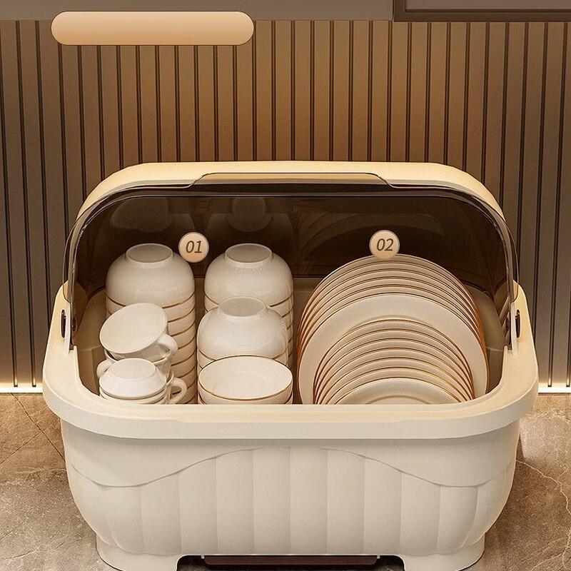ZISIZ Lidded Dish Drying Rack