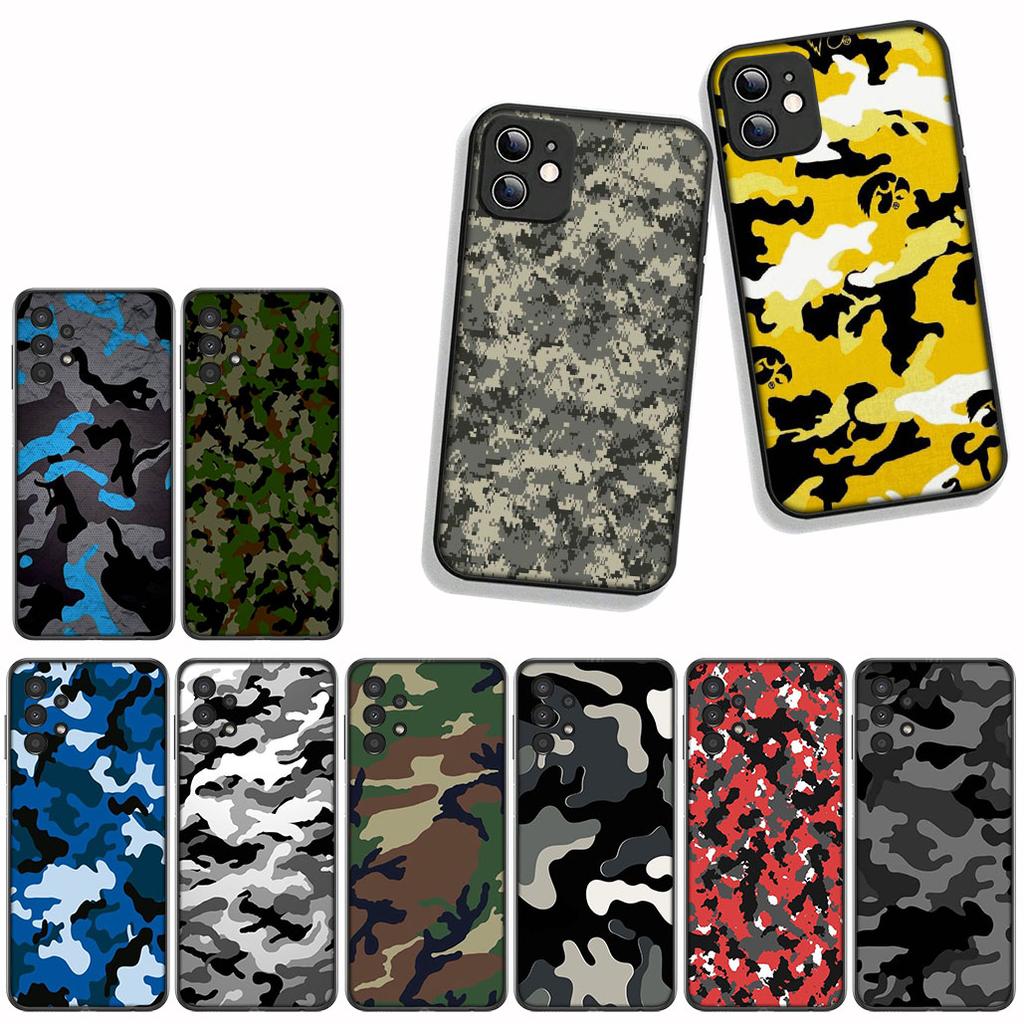 for Xiaomi Redmi Note 14 12 13 ProPlus A3 Pro Plus 12C 13C 14C 5G Phone Cover Case Pattern Fashion Camouflage
