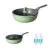 Wok Antiaderente Pedra Verde Bambu