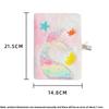 SYC Plush Mermaid Fluffy Paper Cover Notebooks Kids Custom Diary with Padlock for Children Journal Set 80 Sheets
