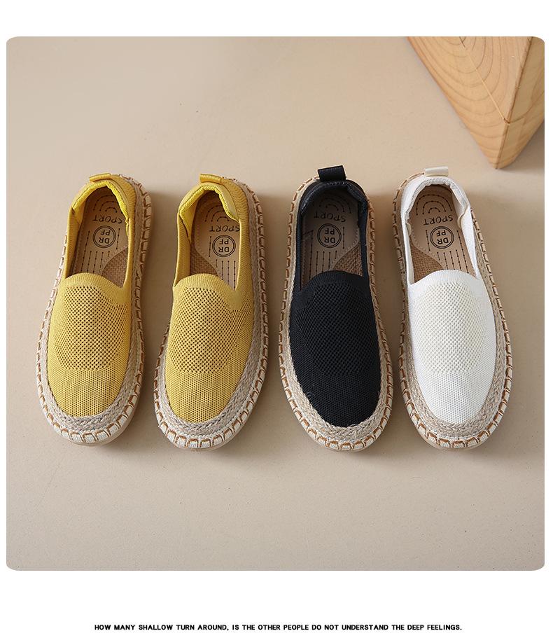 Women's Summer Slip-On Canvas Shoes - Breathable, Versatile, and Comfortable Flats