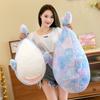 Rainbow Shark Plush Toys Soft Stuffed Comfortable Hugging Whale Cushion Animal Dolll Pillows Birthday Gifts