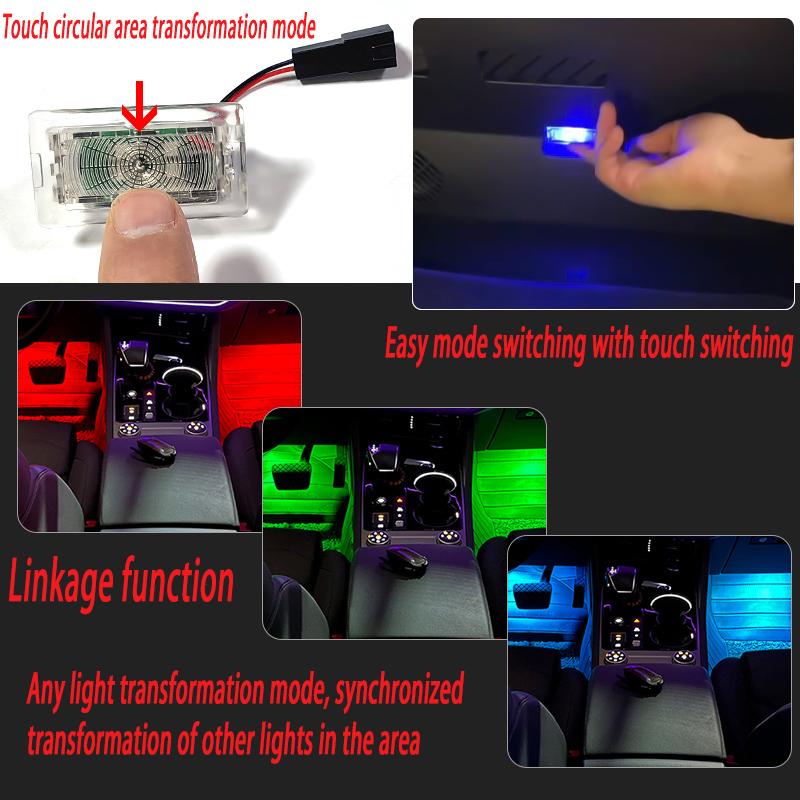 For Tesla Model 3 2017 2018 2019 2020 Model Y 2026 2026 2026 2026 Model S 2026 2026 2026 2026 Car Footwell Lights Accessories