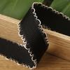 5Yards Picot Edge Ribbon Grosgrain Ribbon with Fine Loops for Clothing Sewing Gift Wrapping DIY Hair Bows Hat Decor Craft Supply