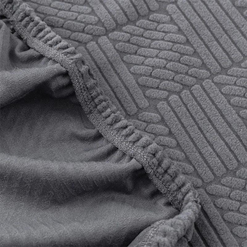 Elastic Square Ottoman Stool Cover Solid Color  Stretch Spandex Footrest Covers Footstool Dustproof Protect Case Home Decor