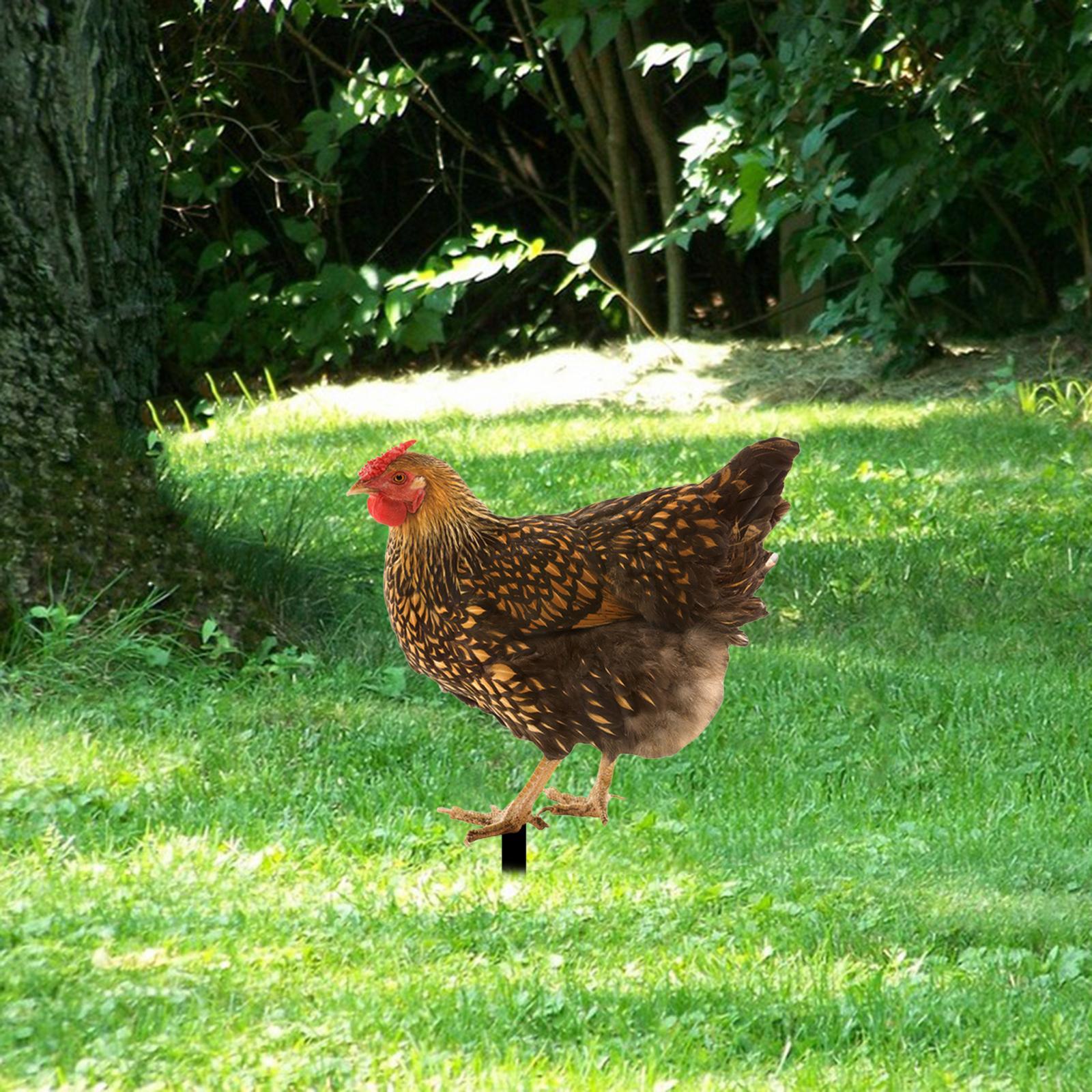 

Акриловая садовая скульптура для кур, опоры для патио фермерского дома