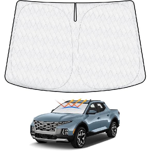 Cartist Windshield Sun Shade Custom Fit for Honda CR-V 2023 2024 2025 Accessories Foldable Car Front Window Sunshade Sun Visor Protector 2022-2025 Hyundai Santa C