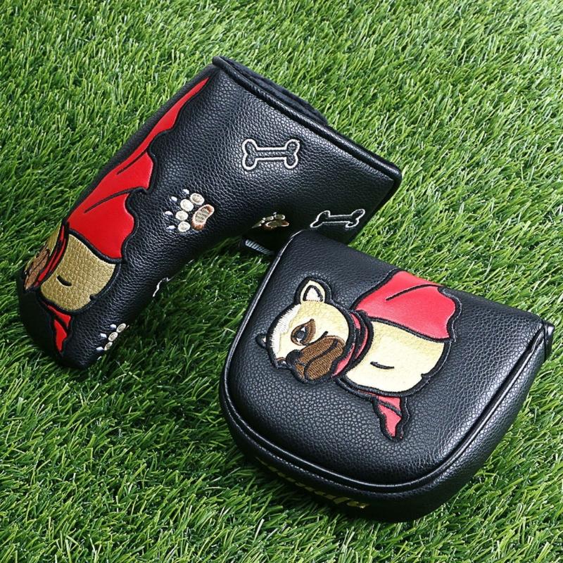 Golf Club Head Cover Putter Headcover Mallet Putter Cover Magnetic Headcovers for Taylormade-Spider Bettinardi-Putters