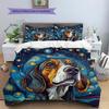 Beagle Pattern Bedding Home Decoration Birthday Gift (1 * Duvet Cover + 2 * Pillowcase, Without Core)