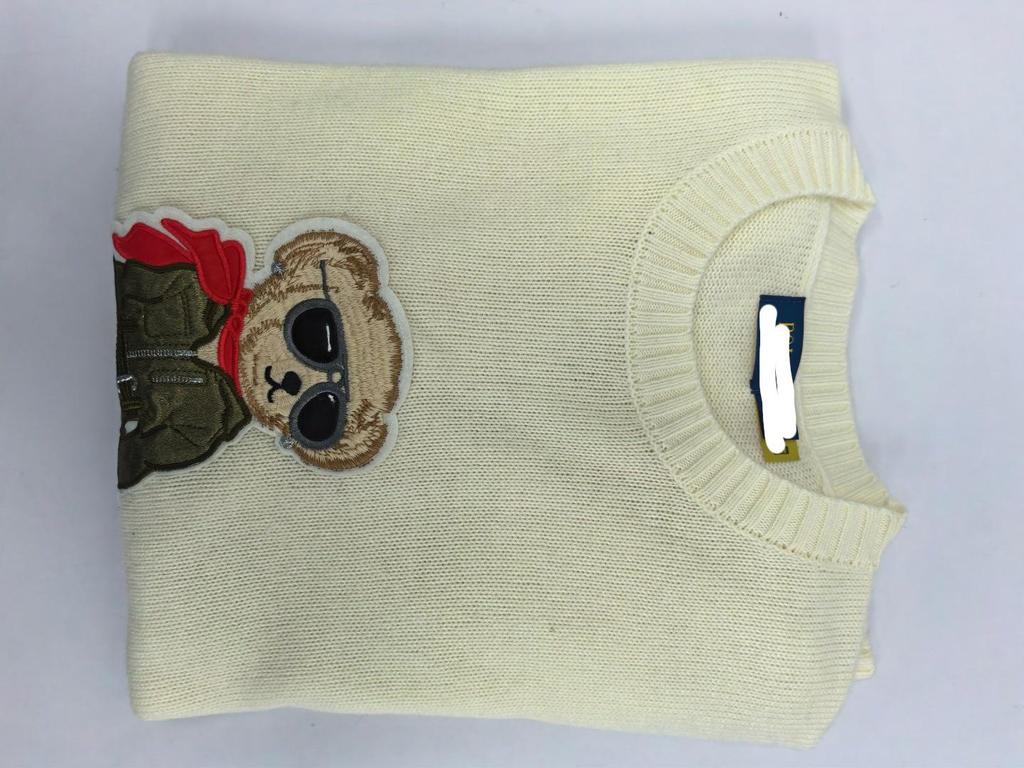 Women's High-Quality Wool Cashmere Teddy Bear Sweater, Autumn/Winter 2025