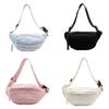 Cotton Pouch Bag For Girls With Zipper Closure And Phone Pocket For Casual Travel