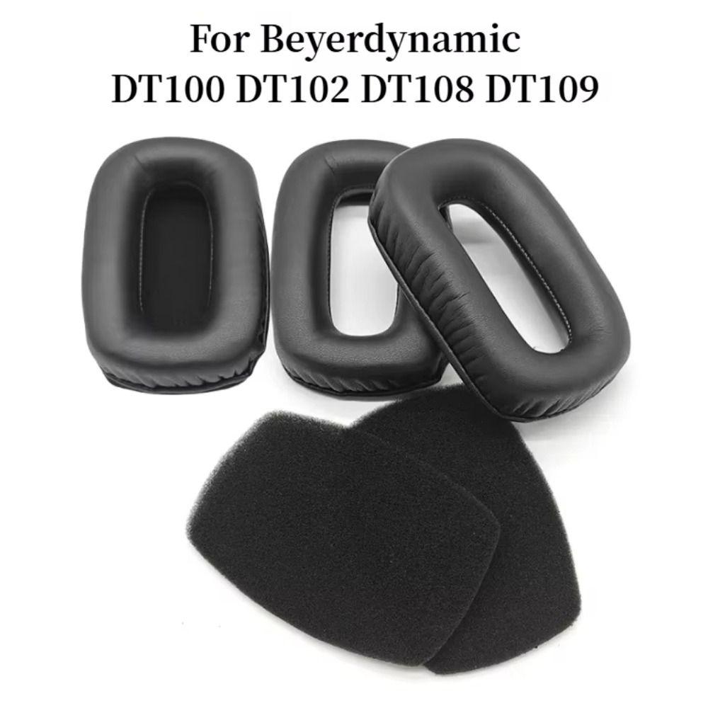 1Pair Replacement Headset Earpads for Beyerdynamic DT100 D1T02 DT108 DT109