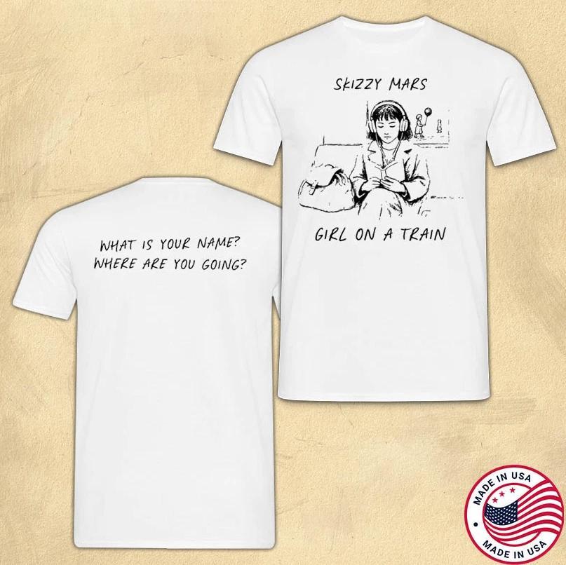 Official Skizzy Mars “Girl On A Train” Tour & Music Merch T-Shirt S