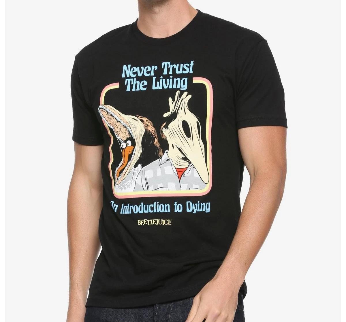 BEETLEJUICE Introduction To Dying T-Shirt New XS