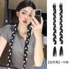 Cornrow Braids Women Long Braid Ponytail Hair Extensions Gothic Style Double Accessories