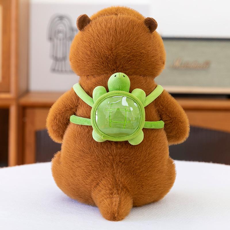 Ugly Cute Groundhog Plush Toy Turtle Backpack Mouse Doll Creative Keychain Pendant Temple Fair Gift