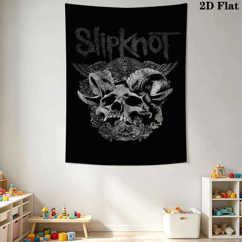 Slipknot Masters Tapestry Background Cloth Wallmounted Atmospheric Background Cloth Wall Covering Decoration Soft