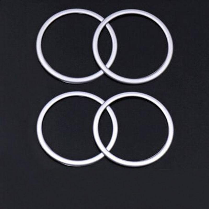 For BMW X1 F48 2016 - 2025 X2 F47 2018 - 2025 Door Audio Speaker Ring Trim 4Pcs Stereo Sticker Circle Cover Styling Accessories