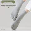 Antibakterielle, geruchshemmende, schweißabsorbierende Sommer-Mittelsocken mit geteilter Zehe für Sport, geeignet für Frühling und Herbst.