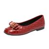 Fashion Comemore Comfortable Ballet Flats 2025 Women's Elegant Red Loafers Leather Moccasins Summer Footwear Slip-on Shoes for Women