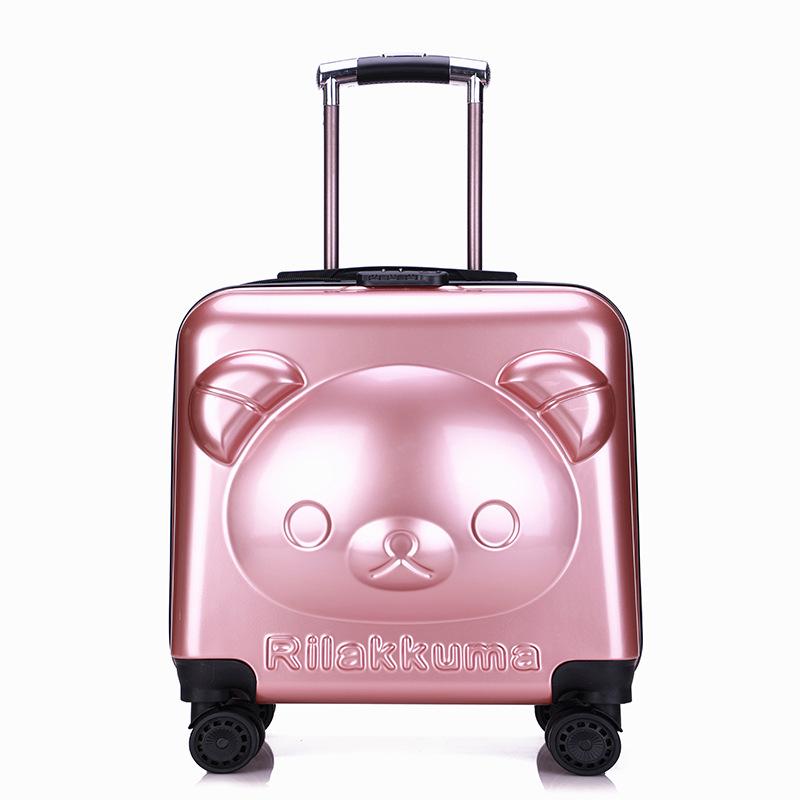 Children's Travel Trolley Suitcase - Universal Wheel, Password Lock, Gift Box