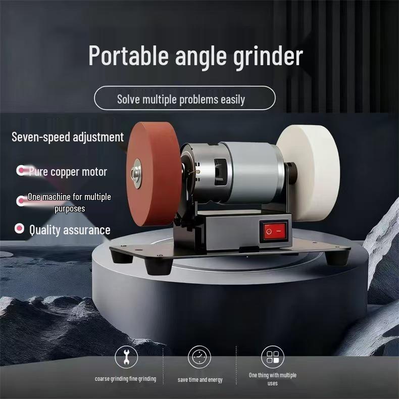 Electric Multifunctional Grinder & Polishing Wheel with Adjustable Speed for Stone and Metal