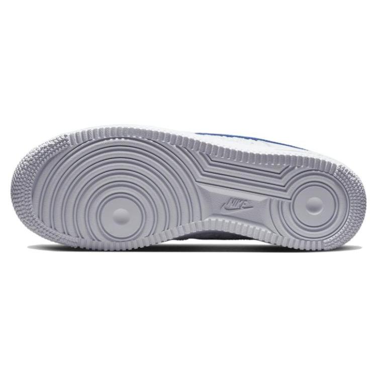 Nye Nike Air Force 1 '07 Low Preget Basketball Racerblå FD0667-100