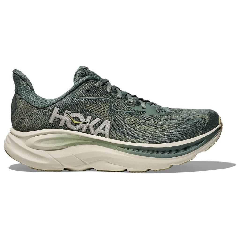 HOKA One One Clifton 10 Comfortable Versatile Non-Slip Durable Low-Top Running Shoes Men Sneaker Dark-Green 1162030-FFF