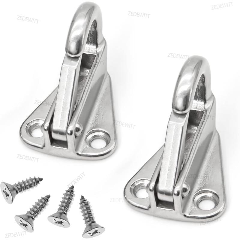 Spring Snap Fending Hook Durable Stainless Steel Fender Hook Spring Hook Snap Attach Ropes For Marine Hardware Boat Accessories