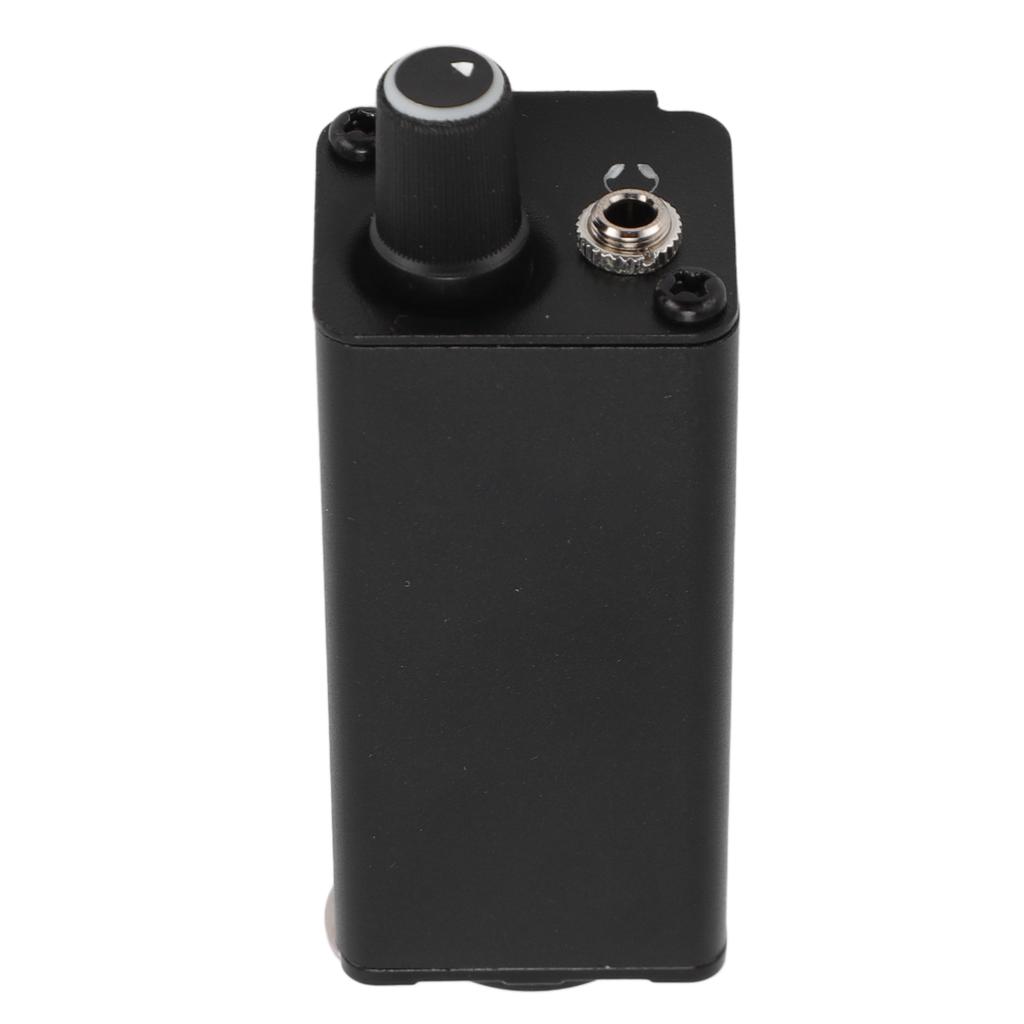 Monitor Amplifier Precise Volume Control XLR Input 3.5mm Stereo Jack with Waist Clip for Drummer Keyboardist