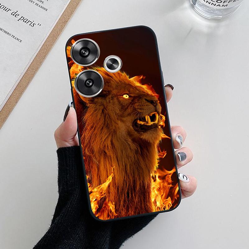 For Coque Poco M6 4G Case Soft Silicone Back Cases for Xiaomi Poco M6 4G Phone Cover PocoM6 POCO M 6 Full Protection Etui Funda