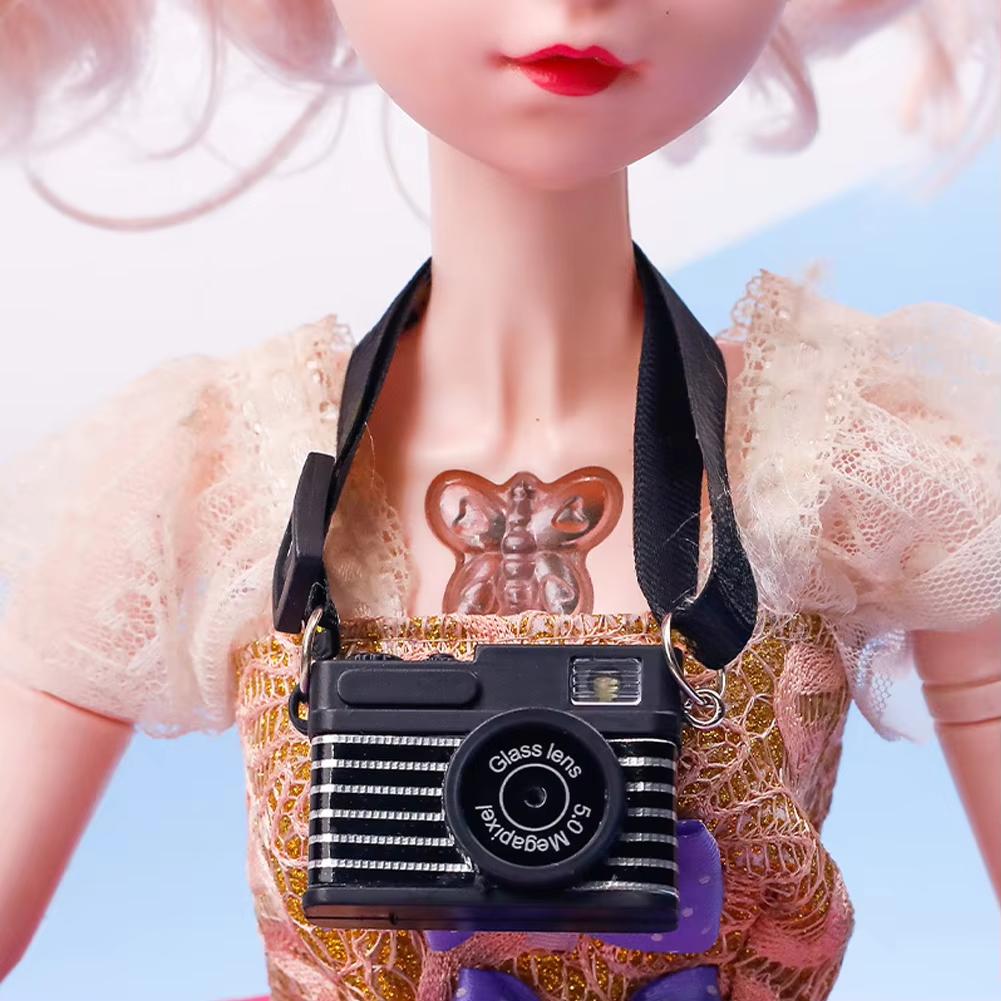 17cm Mini Vêtements de Poupée Tenue Accessoires Pour Labubu V1 V2 V3 Salopette à Rayures Chapeaux Lunettes Chaussures Vêtements Cool et Beaux Cadeau