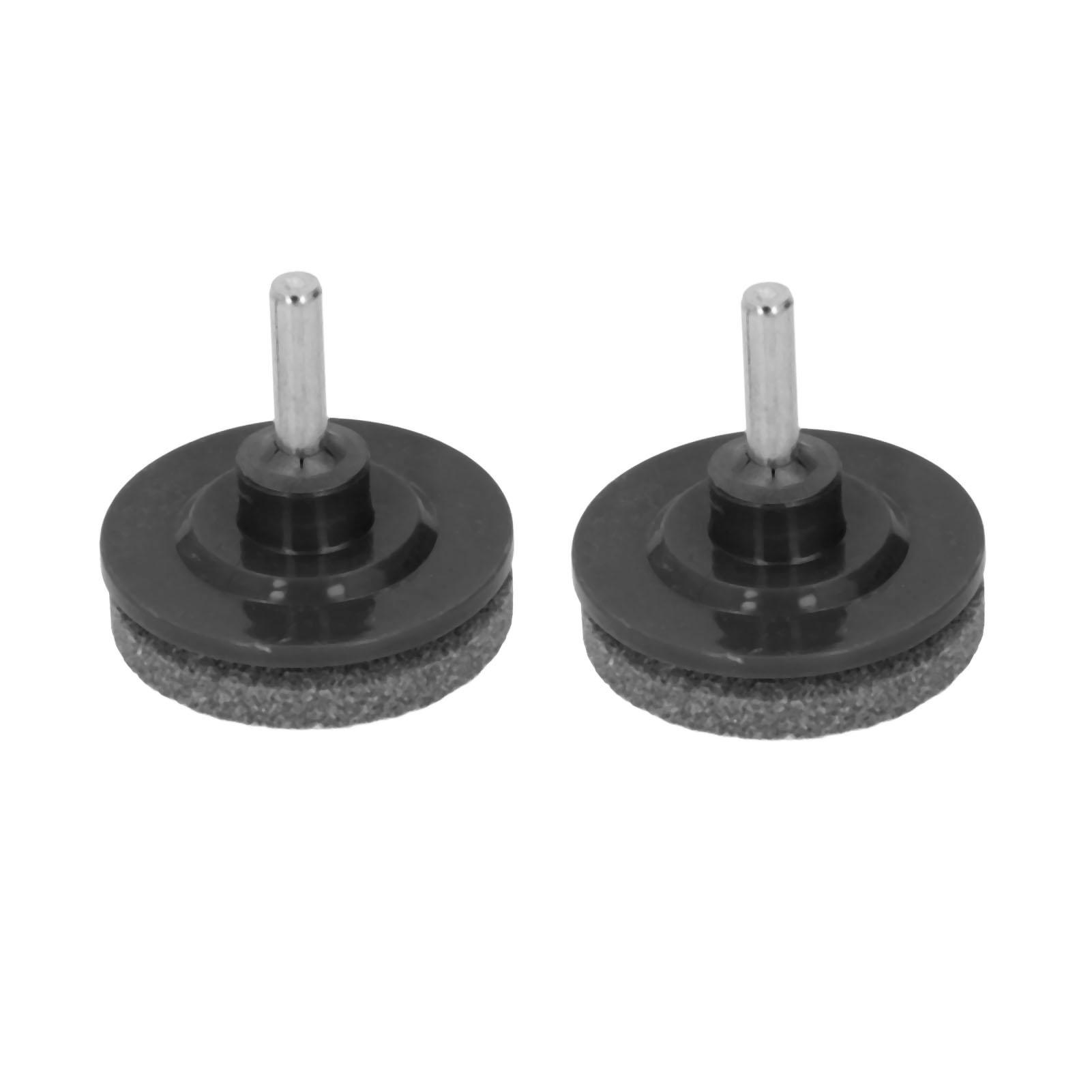 

2 шт. точилка для лезвий газонокосилки из нержавеющей стали ABS аксессуары для сверл для сада и двора чёрный