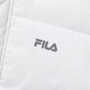 FILA Solid Color Long Hooded Casual Down Jacket Women outerwear White FE2DJD6110X-OWH