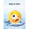 [For Small-Breed Dog] 1/3Pcs Dog Sounding Toy with Cute Big Eyeball Design, Pet Durable Rubber Chew Teeth Grinding and Cleaning Ball with Squeaky Dog