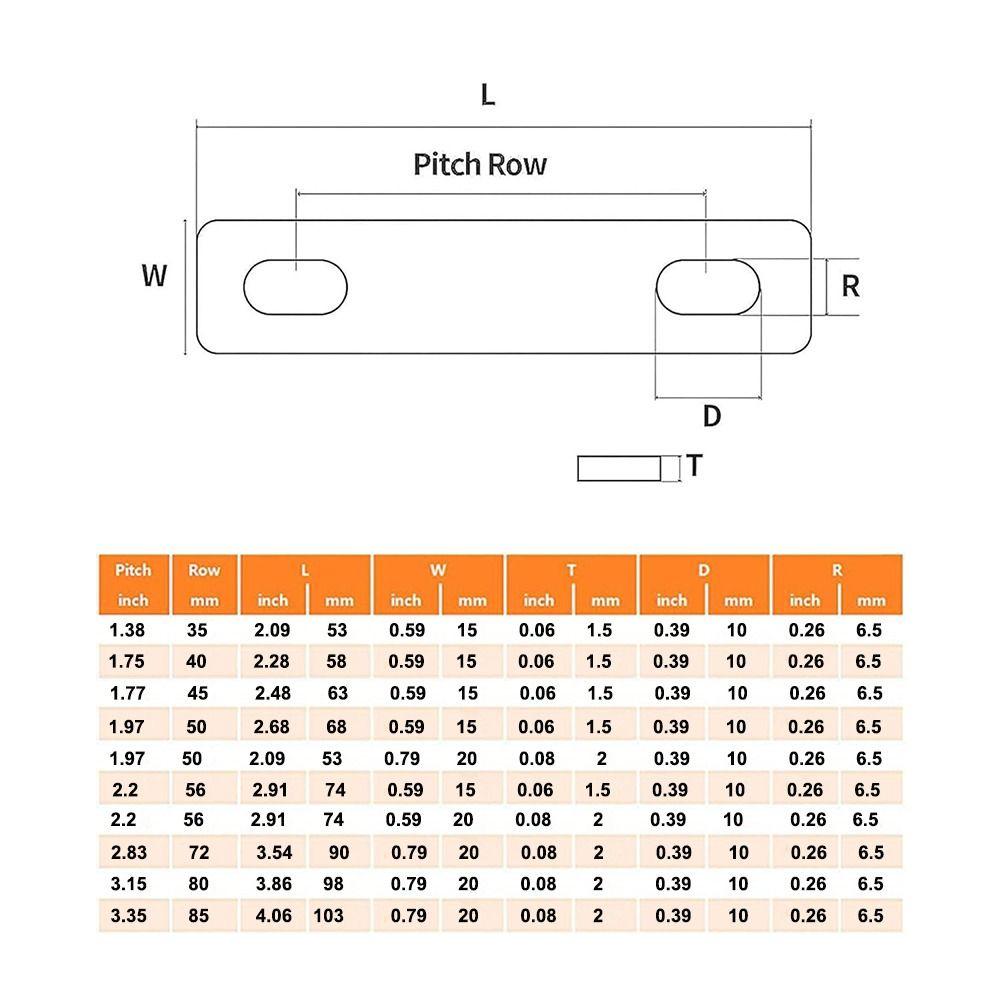 New M6 Bus Bars Connector Flat Nickel-plated Copper Copper Busbar Battery Connector Lifepo4 Cell Lithium