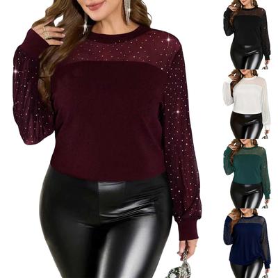 Blusa Elegante de Manga Larga para Mujer, Moderna, para Ir al Trabajo y Casual