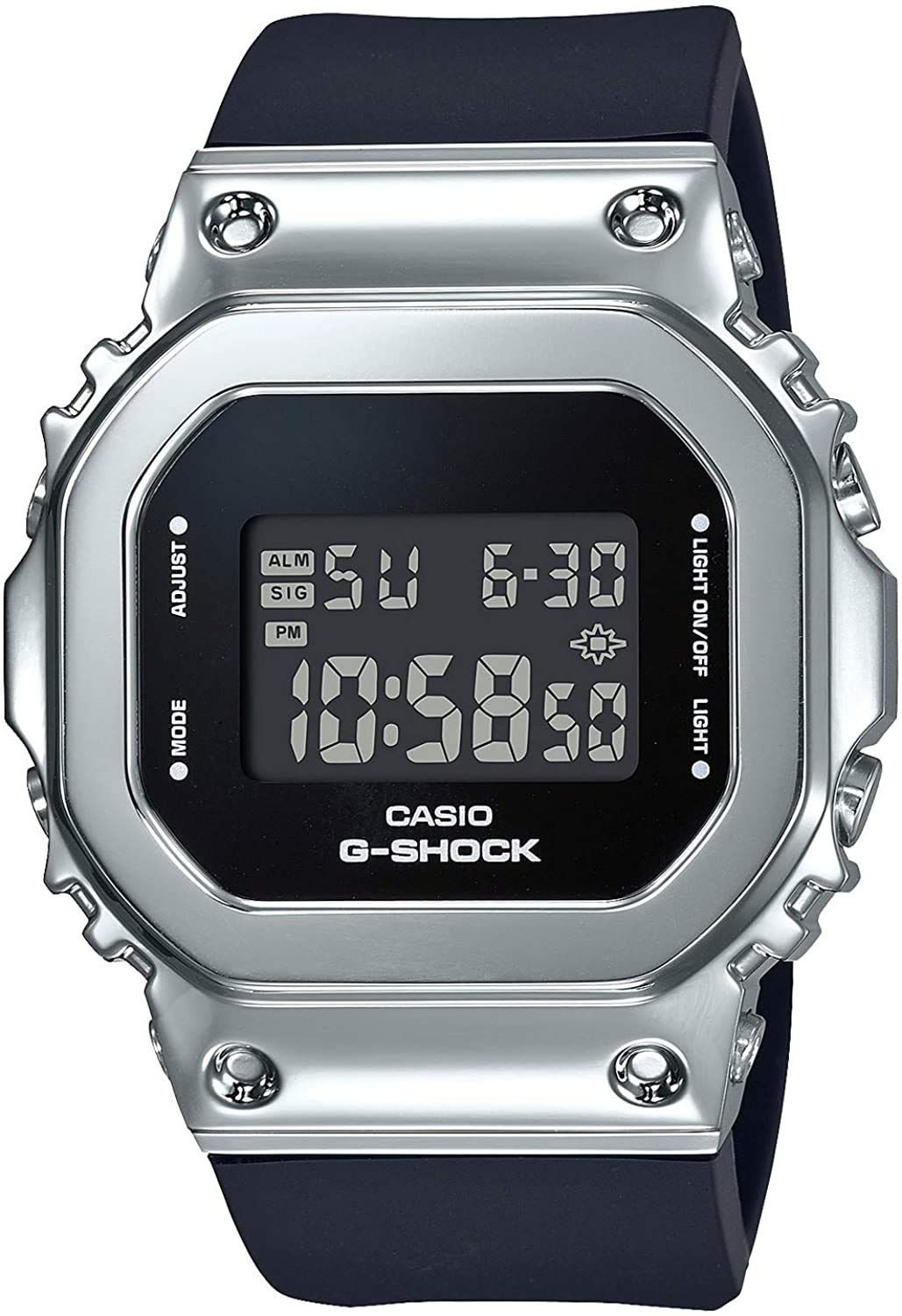 

Casio Digital G-Shock Men s Watch, Metal, Outdoor/Sports Style, Black/Silver, GM-S5600-1 [Used]