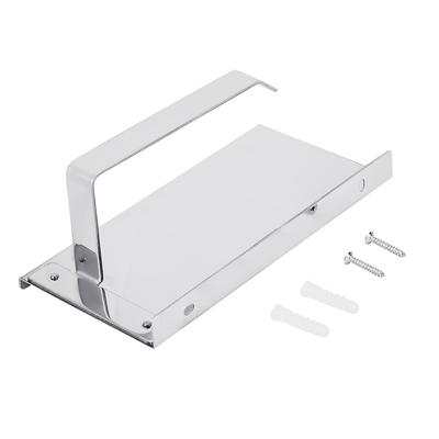 Toilet Paper Roll Holder Wall Mount Stainless Steel Bathroom Towel Tissue Rack