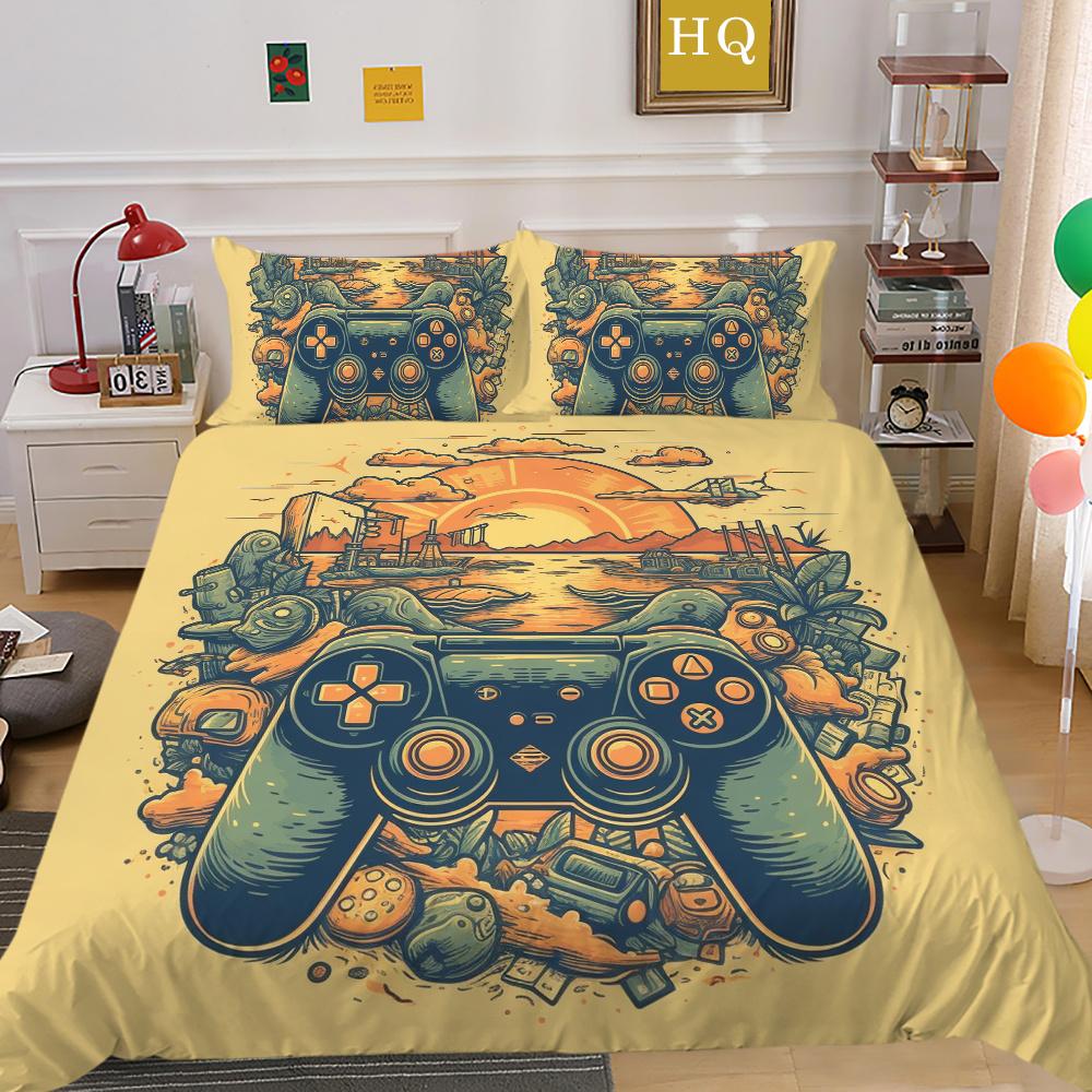 Housse de couette 3D à la mode, couvre-lit de maison, taille Queen, costumes, housse de couette douce, ensembles de literie de luxe