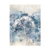 Fiori blu Su tela Dipinti interni Moderni Estetici nordici Wall Art Poster Immagini Decorazione del soggiorno
