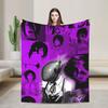 Yoru Chainsaw Man Japanese Manga Blankets Soft Pattern Plush Throw Blanket For Girls Boys Outdoor Flannel Bedspread Bed Cover
