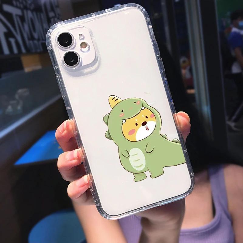 Cute Dinosaur Couple Phone Case For Samsung Galaxy S22 S26 S23 S24 S25 Ultra Plus Cartoon Cover For Galaxy S24+ S23+ S22+ Fundas