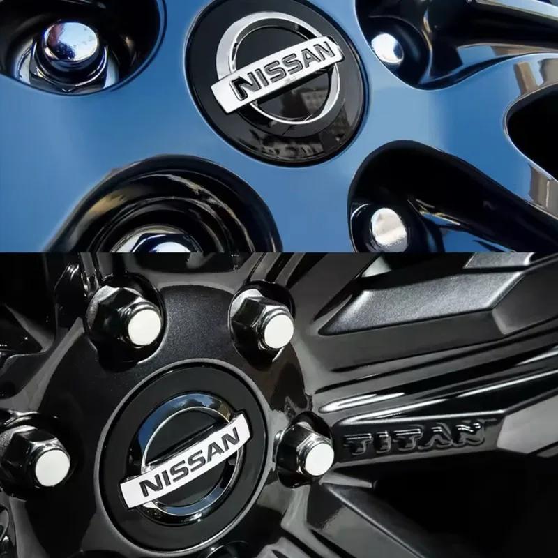 4Pcs 54/60mm Nissan Car Wheel Center Cap Emblem Hub Covers Badge For Nissan Nismo Tiida Teana GTR 350Z 370Z 240SX Juke Versa