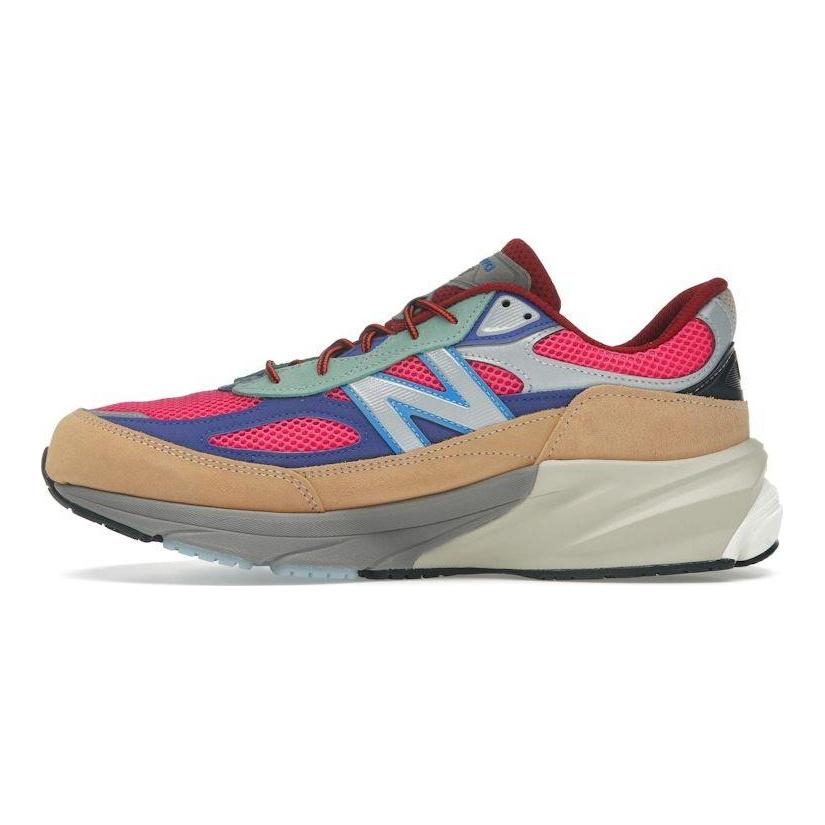 Action Bronson X New Balance 990v6 Made In USA Amazõnia Men Sneakers Multi-Color Hi-pink Royal-Blue U990AT6