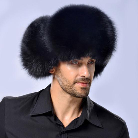 Man Hat Smooth Touch Non-allergenic Breathable Ear Flap Winter Bomber Hat for Daily Life