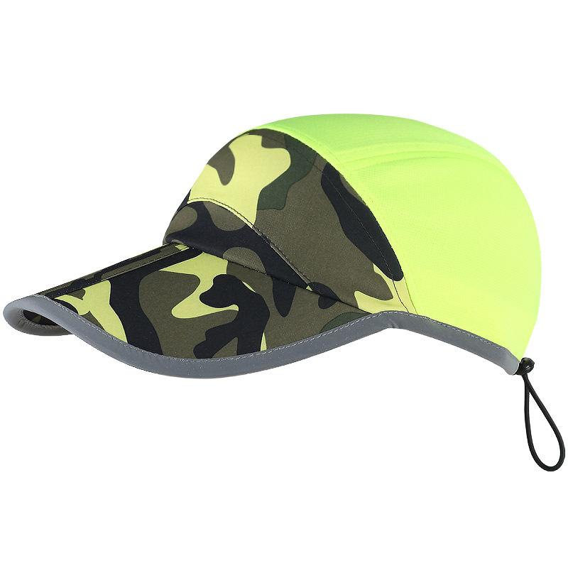 

Spring and summer new lightweight running cap men s outdoor sports quick-drying breathable folding camouflage baseball cap L（58-60cm）