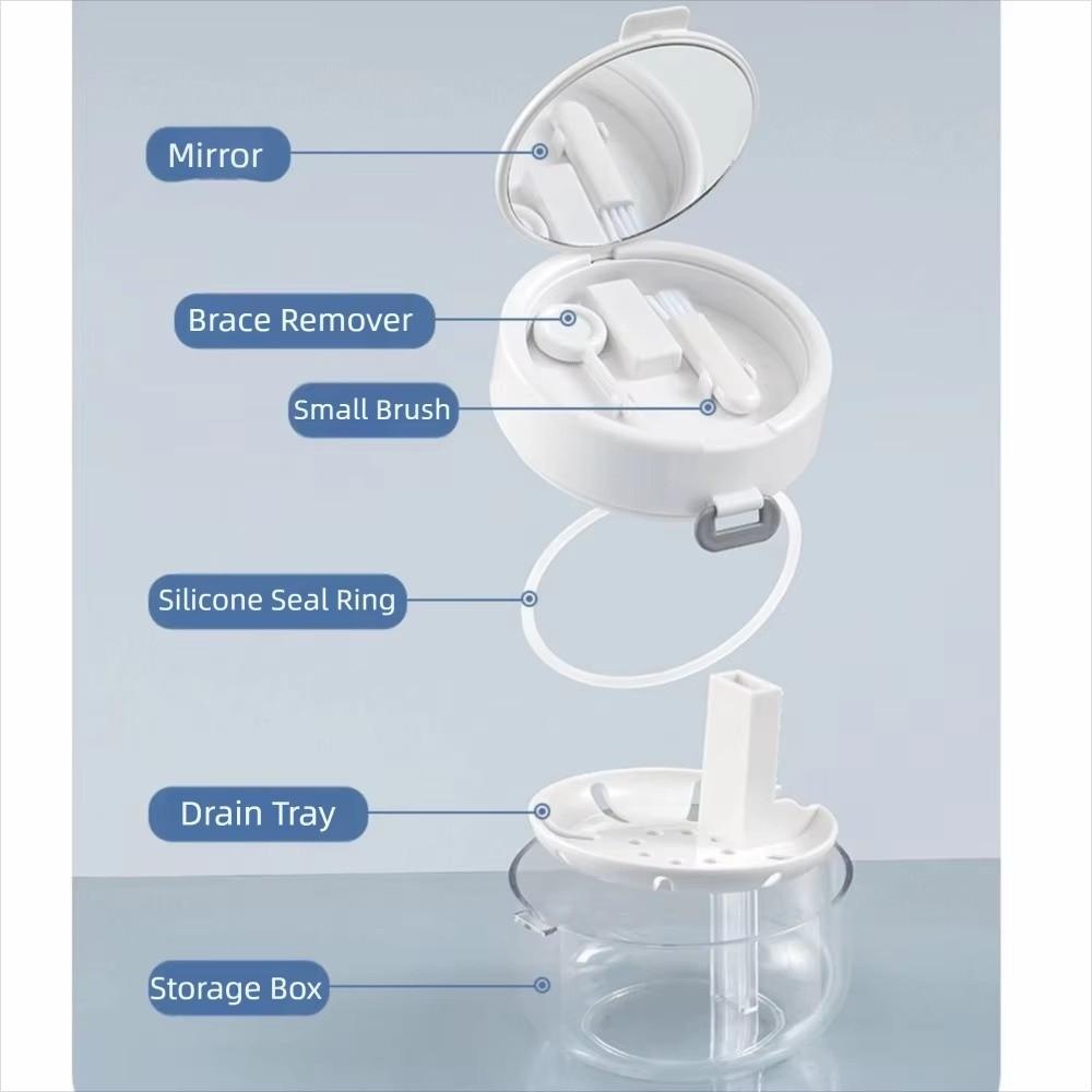 Drainable Braces Storage Box Double Layer Dental Retainer Organizer New Denture Case
