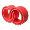 2 Pcs Car Spring Shock Absorber Flexible Rubber Bumper Shock Buffer Power Cushion Coil Spring Spacer C