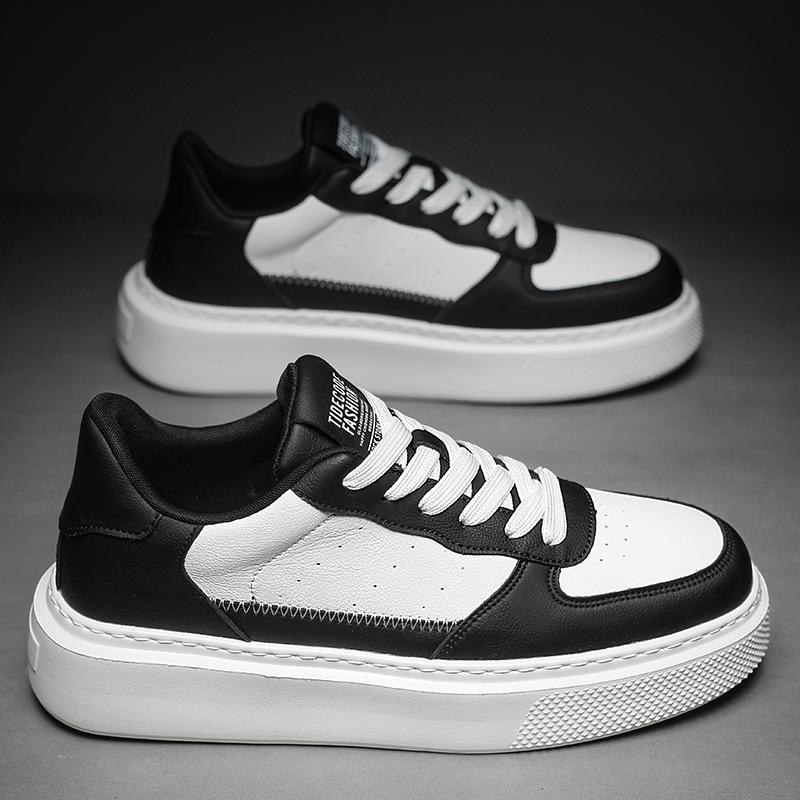 

Мужская обувь Xiaobai зима 2024 года, новый модный бренд, повседневная обувь на платформе, мужская осенне-зимняя взрывная модная спортивная обувь 39